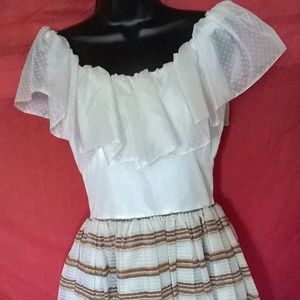 1950s Vintage Dress Youthful, Flirty, Teen Girly,